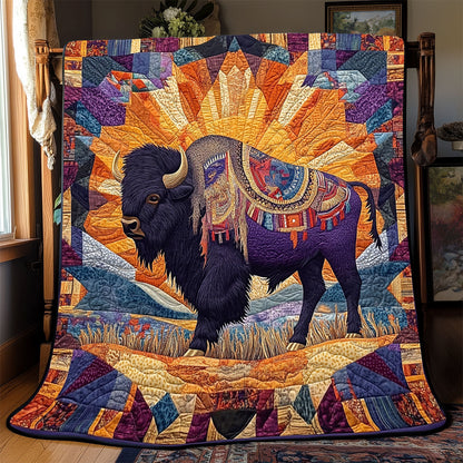 Bison Native American WX2201025CL Quilt