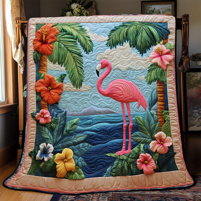 Flamingo Beach WX1003040CL Quilt