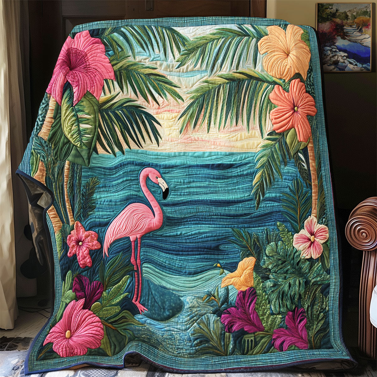 Flamingo Hawai WX1003041CL Quilt