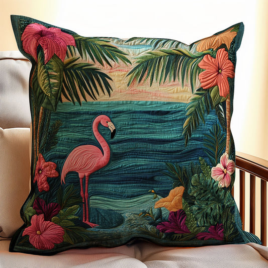 Flamingo Hawai WX1003131CL Quilt Pillow Case