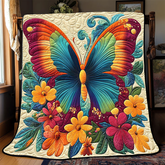 Floral Butterfly WX1003044CL Quilt