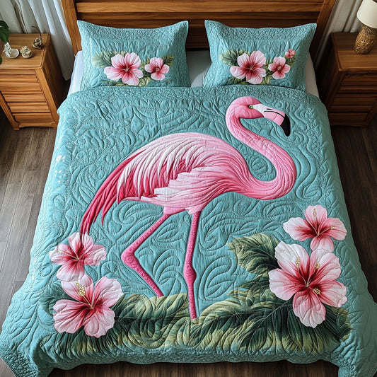 Floral Flamingo WX0703026CL Duvet Cover Set