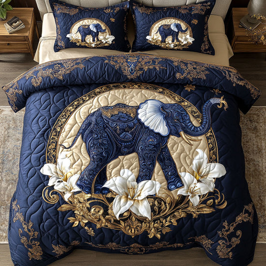 Gilded Elephant Serenity WX0603037CL Duvet Cover Set