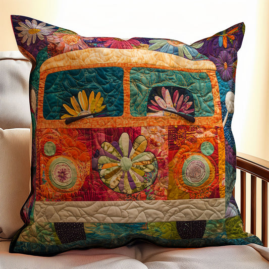 Hippie Van WX1303055CL Quilt Pillow Case