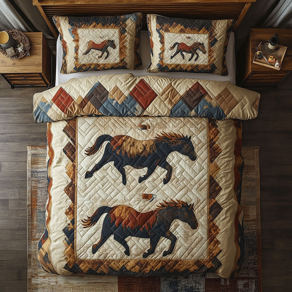 Horse Native American WX2802139CL Duvet Cover Set