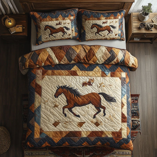 Horse Native American WX2802140CL Duvet Cover Set