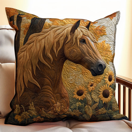 Horse WX1003145CL Quilt Pillow Case