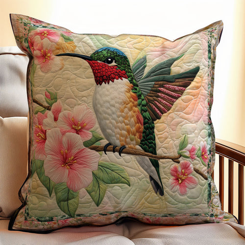 Hummingbird WX1003147CL Quilt Pillow Case