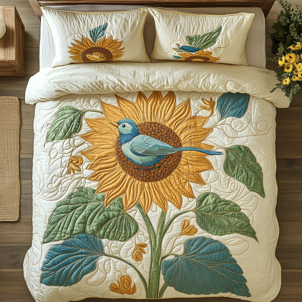 Kingfisher Sunflower WX0403022CL Duvet Cover Set