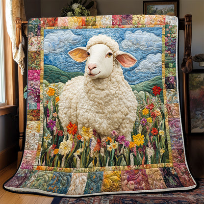 Lamb Flower WX0603102CL Quilt