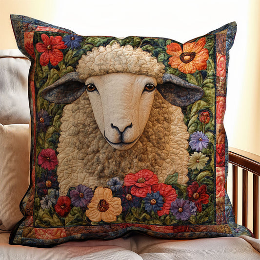 Lamb Portrait WX0603138CL Quilt Pillow Case