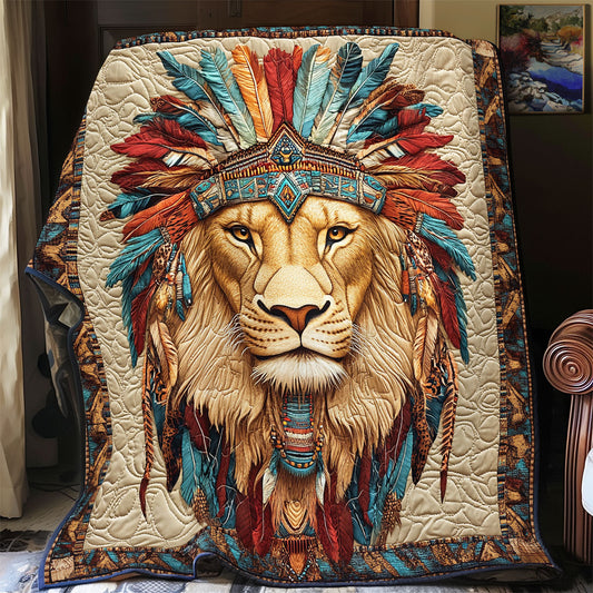 Lion Native American WX1003059CL Quilt