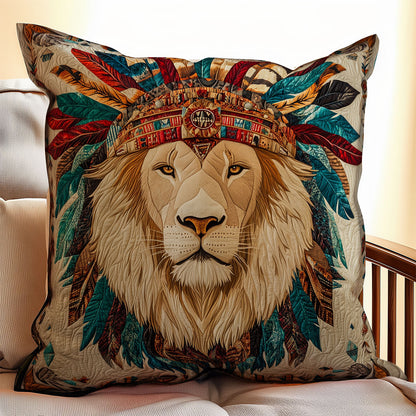 Lion Portrait Native American WX1003150CL Quilt Pillow Case