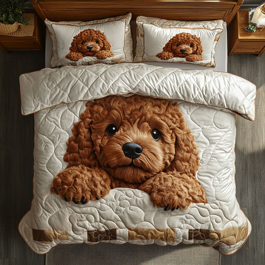 Lovely Poodle WX1403094CL Duvet Cover Set