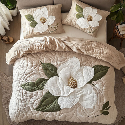 Magnolia Flower WX2802144CL Duvet Cover Set