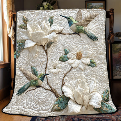 Magnolia Hummingbird Floral WX1003062CL Quilt