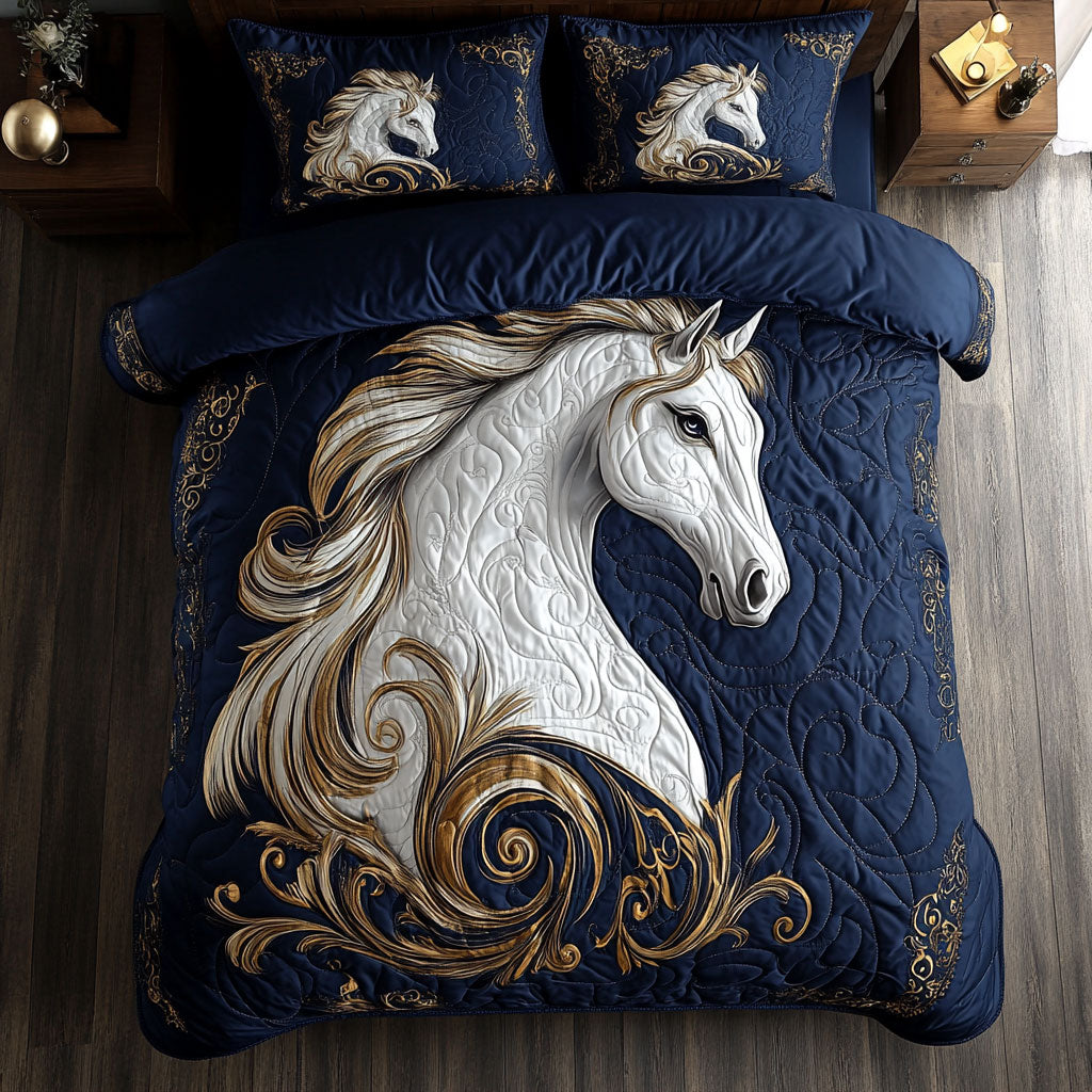 Majestic Horse WX0403026CL Duvet Cover Set