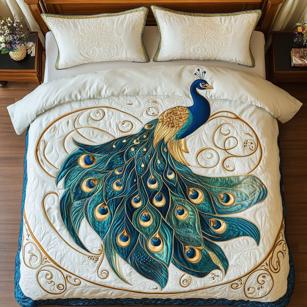 Majestic Peacock WX0403027CL Duvet Cover Set