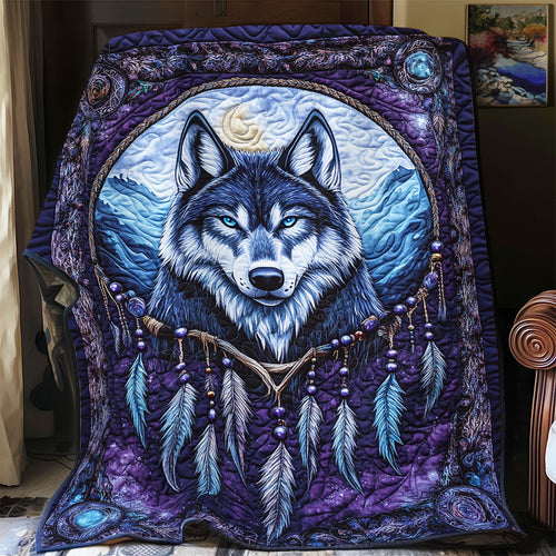 Majestic Wolf Dreamcatcher WX1403027CL Quilt