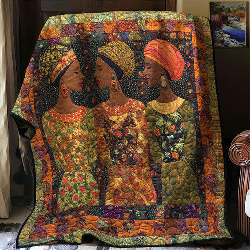 African Woman WJ0603001CL Quilt