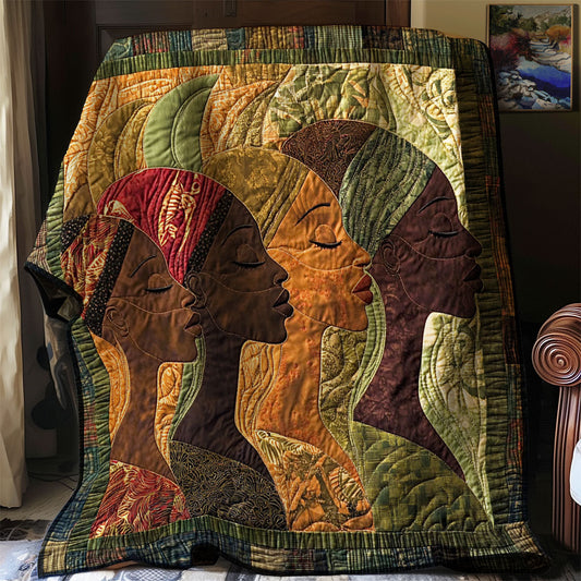 African Woman WJ0603003CL Quilt