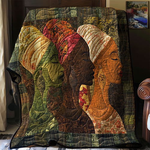 African Woman WJ1003002CL Quilt