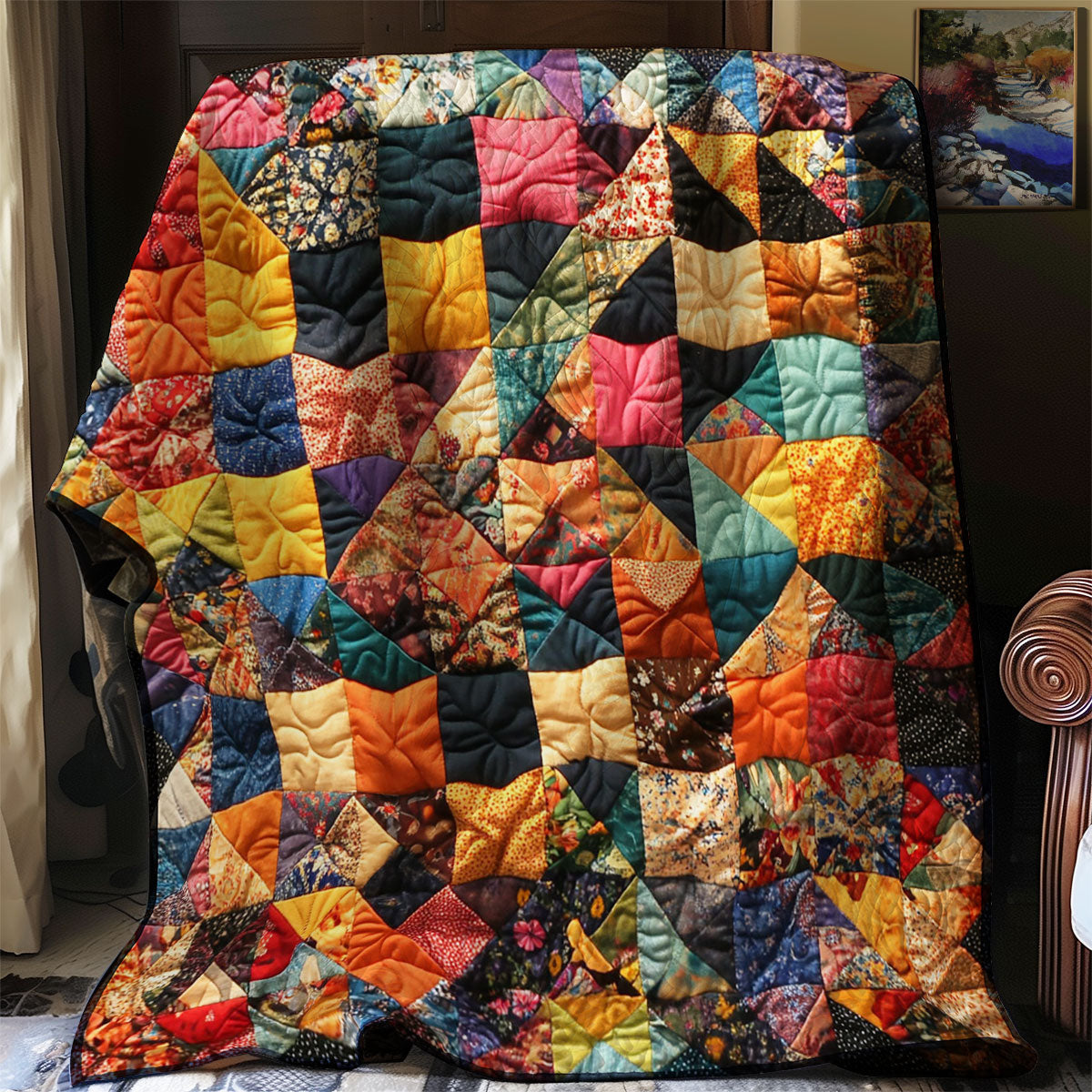 Blooming Patchwork WJ1002009CL Quilt