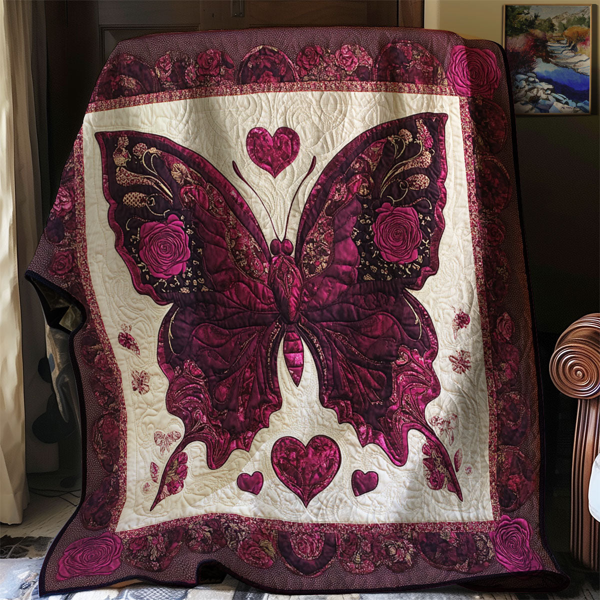 Butterfly Embrace WJ1302002CL Quilt