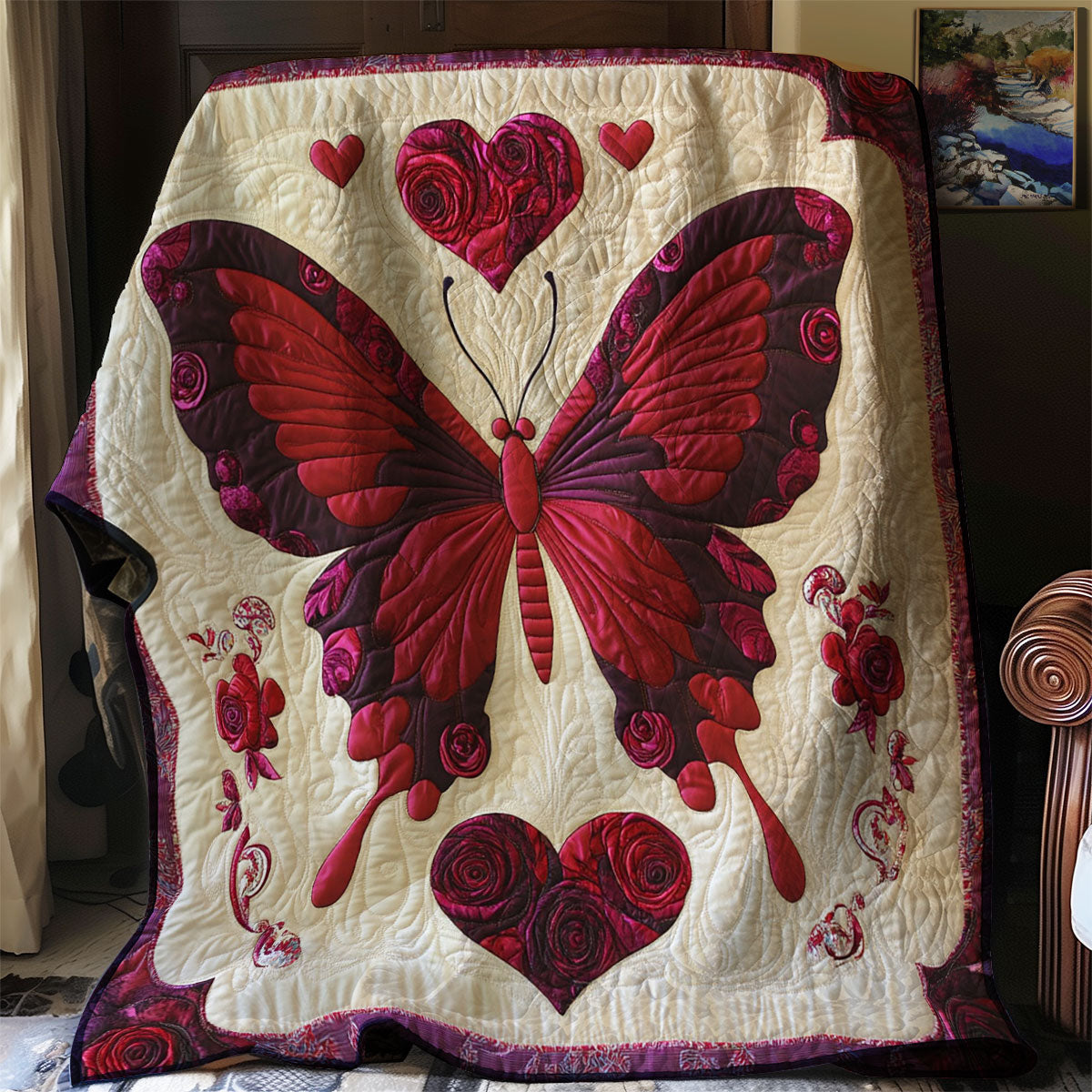 Butterfly Embrace WJ1302003CL Quilt