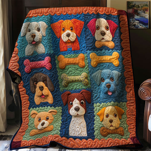 Colorful Puppy WJ2602007CL Quilt