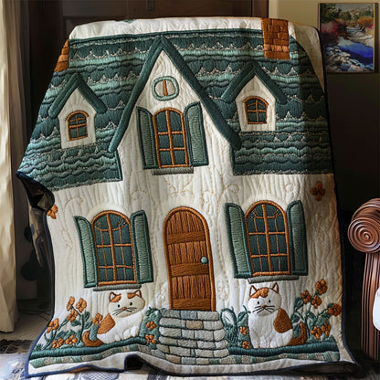 Cozy Cottage Cat WJ1202009CL Quilt