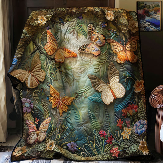 Enchanted Butterfly Forest WJ0802008CL Quilt