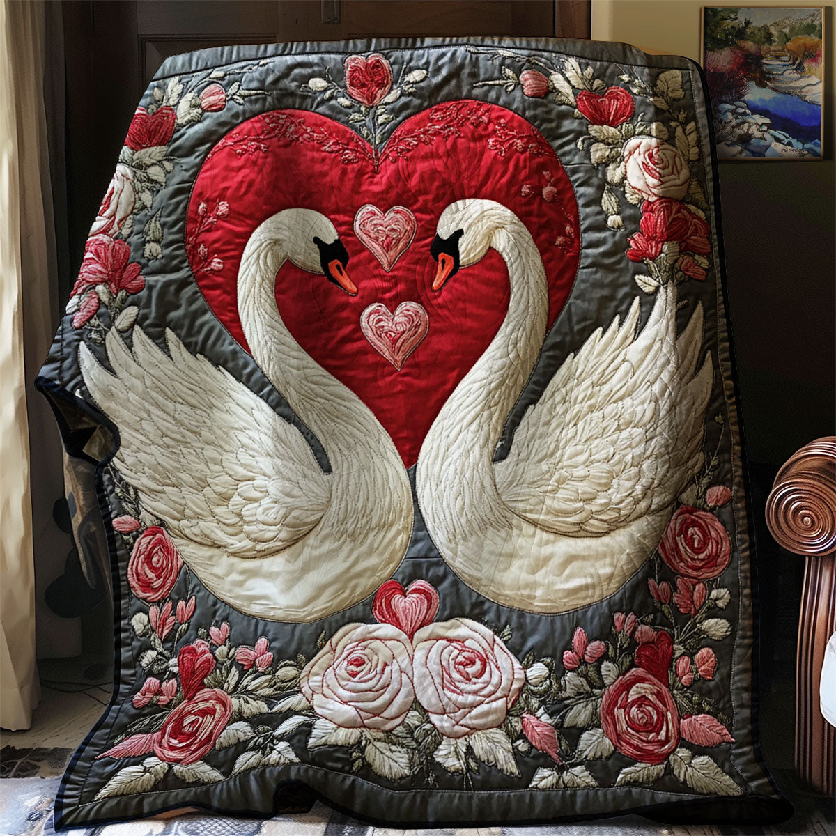 Eternal Swan Bond WJ0802010CL Quilt