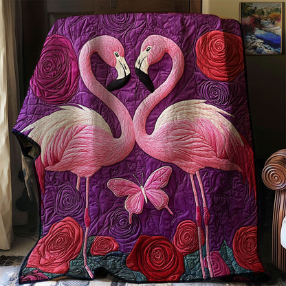 Flamingo Love WJ0802013CL Quilt