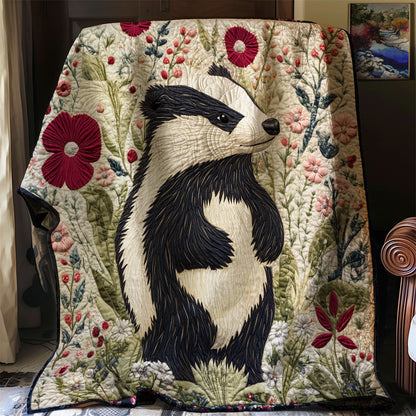 Floral Badger WJ0702004CL Quilt