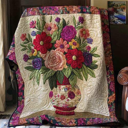 Floral Bouquet WJ1202015CL Quilt