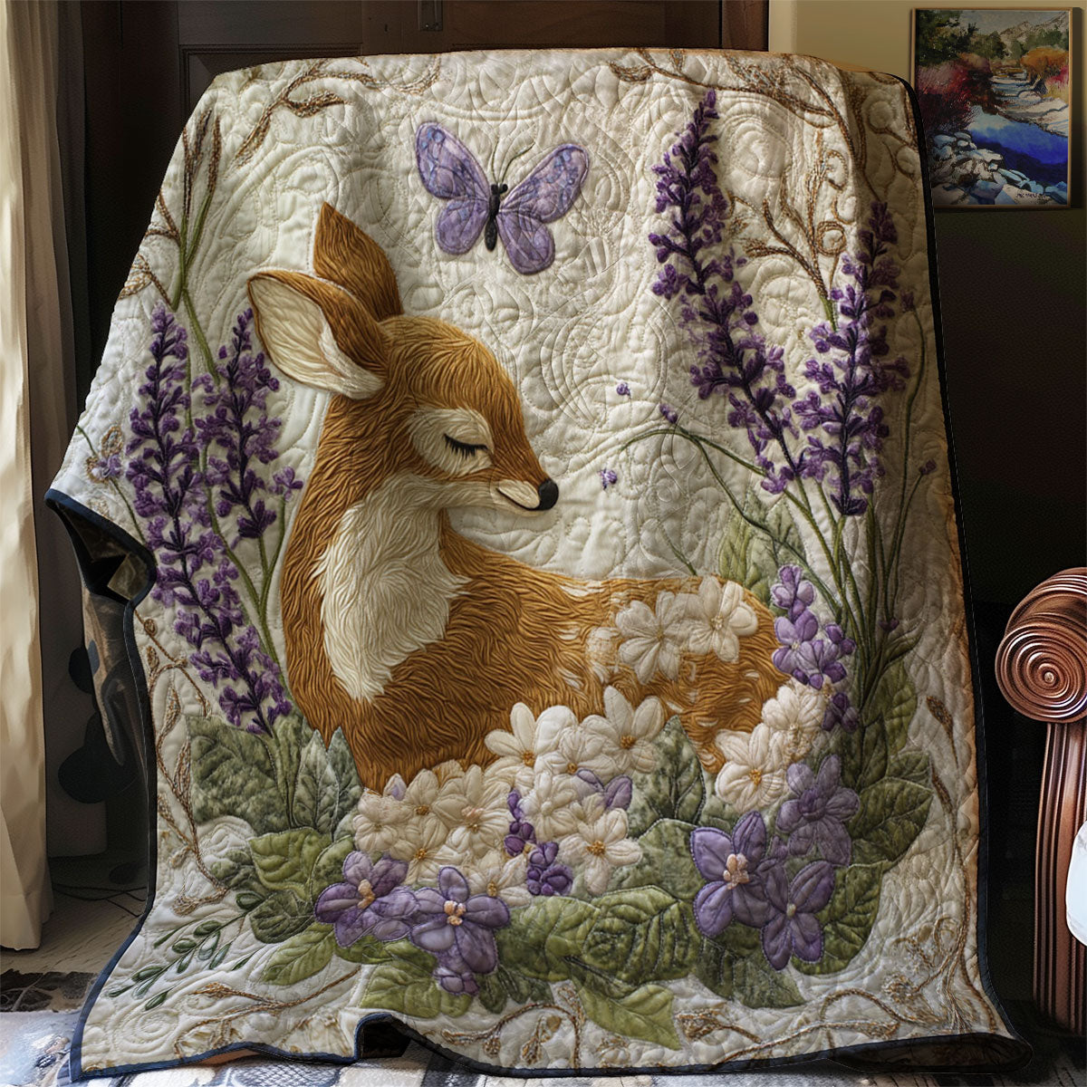 Gentle Forest Guardian WJ1302014CL Quilt