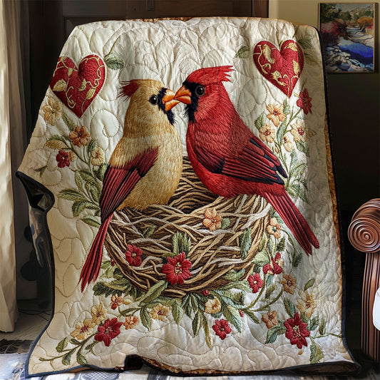 Heartfelt Cardinal WJ1002019CL Quilt