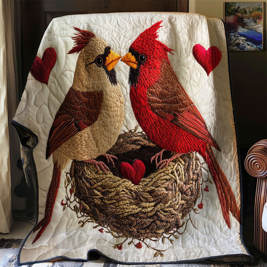 Heartfelt Cardinal WJ1002020CL Quilt