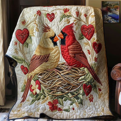 Heartfelt Cardinal WJ1002021CL Quilt