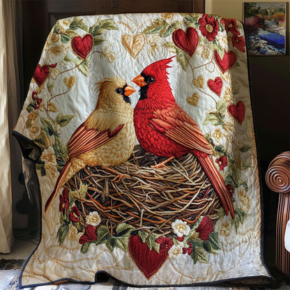 Heartfelt Cardinal WJ1102010CL Quilt