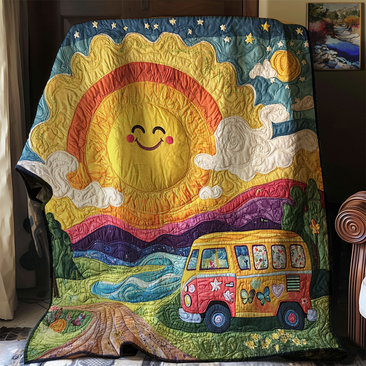 Hippie Roadtrip WJ2502010CL Quilt