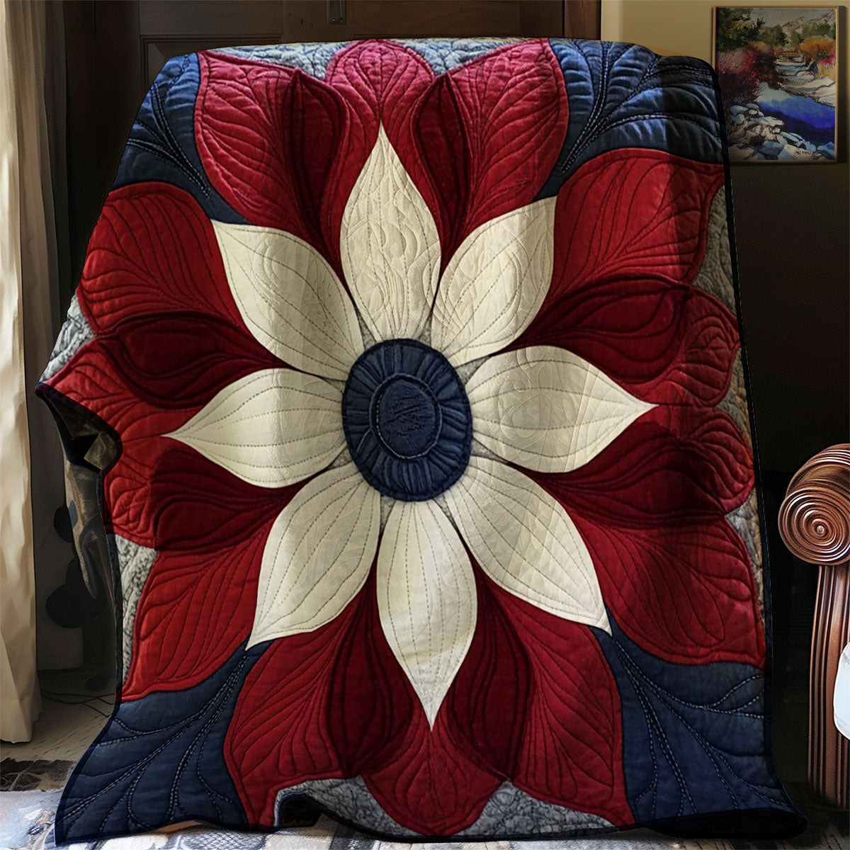 Liberty Flower WJ1402011CL Quilt