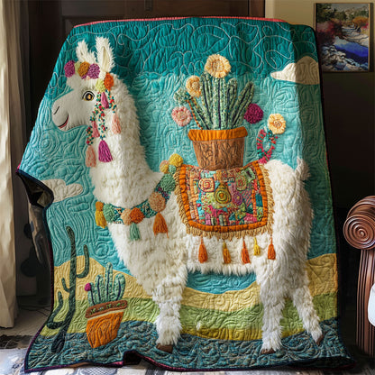 Llama Cactus WJ1203015CL Quilt