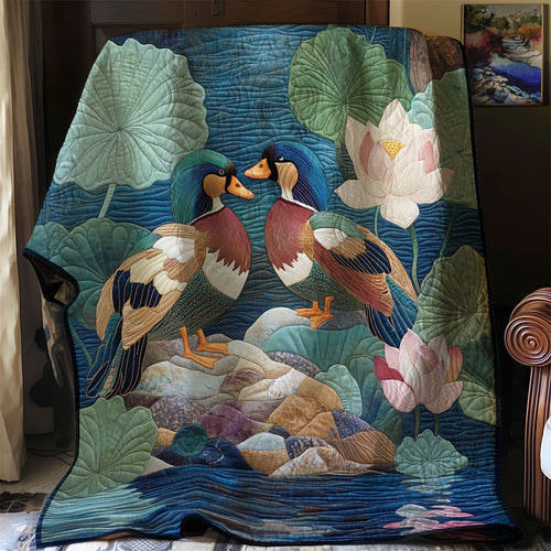 Lotus Mandarin Duck WJ1402013CL Quilt