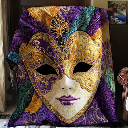 Mardi Gras Carnival Splendor WJ0802018CL Quilt