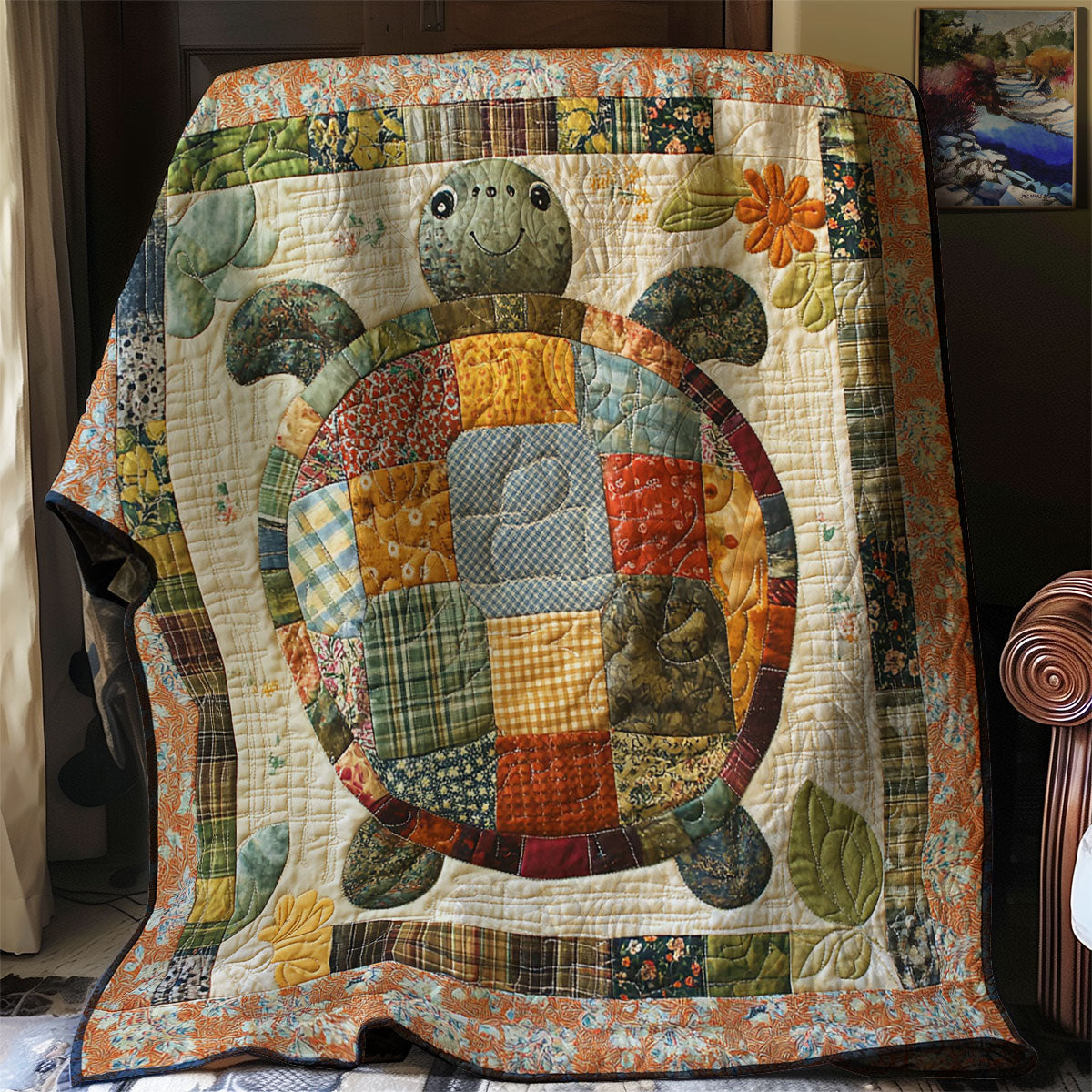 Patchwork Turtle WJ2802018CL Quilt