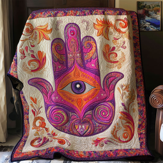 Sacred Hamsa WJ0702025CL Quilt