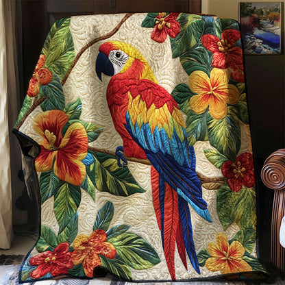 Scarlet Macaw Haven WJ0602036CL Quilt