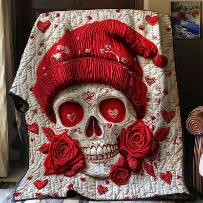 Skull Love Rose WJ0702029CL Quilt